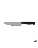 Cuchillo de Cocina Quttin Laser Negro Plateado 28 x 6 x 1,3 cm (28 Unidades)