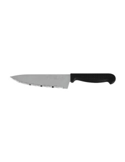 Cuchillo de Cocina Quttin Laser Negro Plateado 28 x 6 x 1,3 cm (28 Unidades)