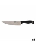 Cuchillo de Cocina Quttin Dynamic Negro Plateado 20 cm (8 Unidades)