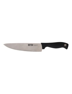 Cuchillo de Cocina Quttin Dynamic Negro Plateado 20 cm (8 Unidades)