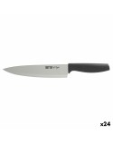 Cuchillo de Cocina Quttin Laos Negro Plateado 20 cm (24 Unidades)