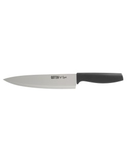Cuchillo de Cocina Quttin Laos Negro Plateado 20 cm (24 Unidades)