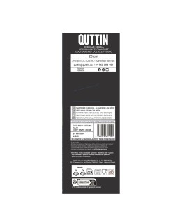Cuchillo de Cocina Quttin Laos Negro Plateado 20 cm (24 Unidades)