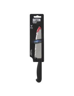Cuchillo de Cocina Quttin Laser Negro Plateado 28 x 6 x 1,3 cm (36 Unidades)