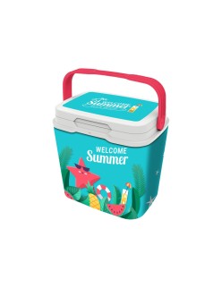 Frigo Portatile Aquapro Welcome Summer Multicolore 25 L 38 x 29 x 39 cm (2 Unità)