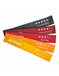 Fasce elastiche di resistenza Fitpaddy Multicolore