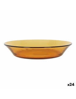Deep Plate Duralex Lys Amber 19,5 cm (24 Units)