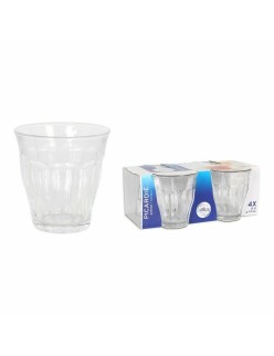 Set di Bicchieri Duralex Picardie Trasparente 4 Pezzi 130 ml (12 Unità)