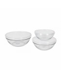 Set of bowls Duralex Lys With lid 3 Pieces (4 Units)  