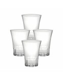 Set di Bicchieri Duralex Amalfi Trasparente 4 Pezzi 130 ml (12 Unità)