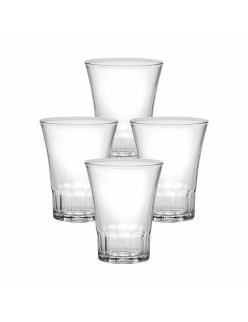 Set di Bicchieri Duralex Amalfi Trasparente 4 Pezzi 130 ml (12 Unità)