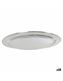 Serving Platter Quttin Quttin Stainless steel Oval 40,5 x 26,5 cm (18 Units)