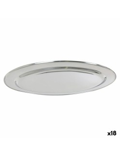 Teglia da Cucina Quttin Quttin Acciaio inossidabile Ovale 40,5 x 26,5 cm (18 Unità)