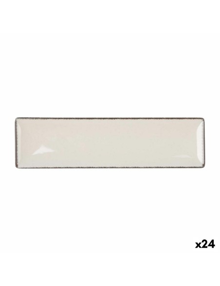 Teglia da Cucina La Mediterránea Anllo Rettangolare 30 x 8 x 2 cm (24 Unità)