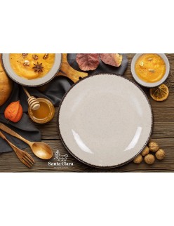 Serving Platter Santa Clara Circular Ø 30 cm (6 Units)