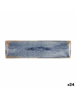 Serving Platter La Mediterránea Aelia Rectangular 30 x 8 x 2 cm (24 Units)
