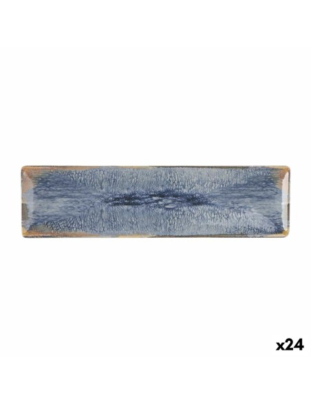 Teglia da Cucina La Mediterránea Aelia Rettangolare 30 x 8 x 2 cm (24 Unità)