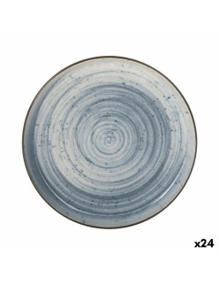 Serving Platter La Mediterránea Swirl Circular Ø 15,4 x 2,1 cm (24 Units)