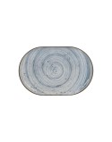 Serving Platter La Mediterránea Swirl Oval 30 x 20 x 2,5 cm (12 Units)