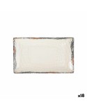 Plat à Gratin La Mediterránea Albus Rectangulaire 25,3 x 15 x 2 cm (18 Unités)