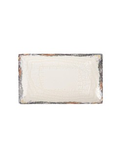 Plat à Gratin La Mediterránea Albus Rectangulaire 25,3 x 15 x 2 cm (18 Unités)
