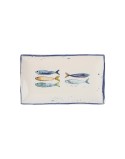 Recipiente de Cozinha La Mediterránea Peixe Retangular Peixes 25,3 x 15 x 2 cm (18 Unidades)