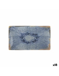 Serving Platter La Mediterránea Aelia Rectangular 25,3 x 15 x 2 cm (18 Units)