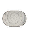 Serving Platter La Mediterránea Vortex Oval 30 x 20 x 2,5 cm (12 Units)