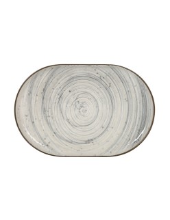 Serving Platter La Mediterránea Vortex Oval 30 x 20 x 2,5 cm (12 Units)