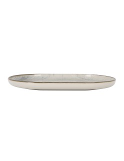 Serving Platter La Mediterránea Vortex Oval 30 x 20 x 2,5 cm (12 Units)