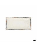 Plat à Gratin La Mediterránea Albus Rectangulaire 30 x 15 x 2 cm (18 Unités)
