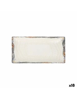 Serving Platter La Mediterránea Albus Rectangular 30 x 15 x 2 cm (18 Units)