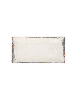 Fuente de Cocina La Mediterránea Albus Rectangular 30 x 15 x 2 cm (18 Unidades)