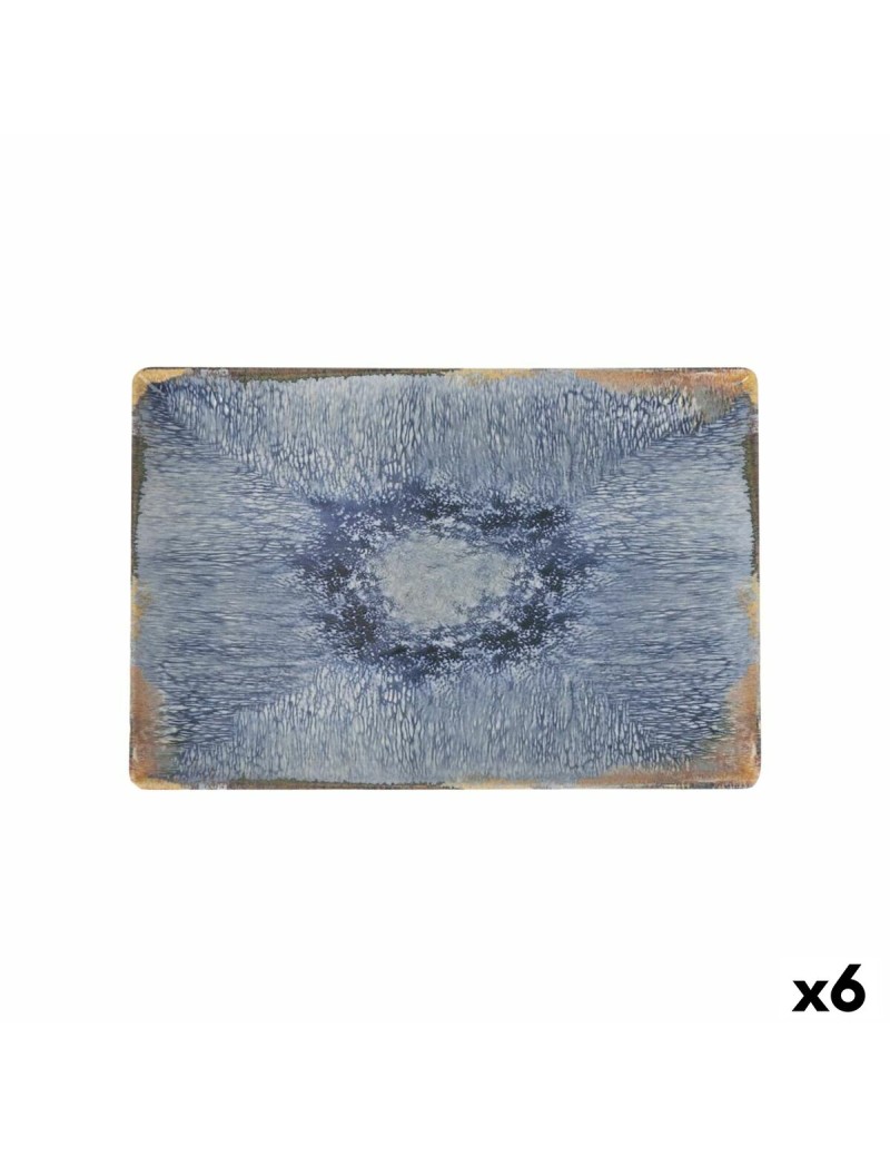 Serving Platter La Mediterránea Aelia Rectangular 30 x 20 x 2,5 cm (6 Units)