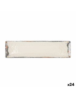 Serving Platter La Mediterránea Albus Rectangular 30 x 8 x 2 cm (24 Units)