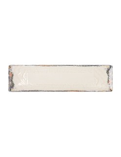 Plat à Gratin La Mediterránea Albus Rectangulaire 30 x 8 x 2 cm (24 Unités)