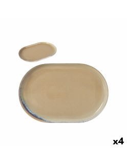 Serving Platter La Mediterránea Cies Oval 30 x 20 x 2,5 cm (4 Units)