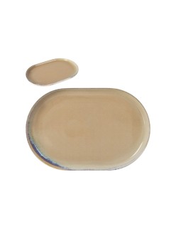 Serving Platter La Mediterránea Cies Oval 30 x 20 x 2,5 cm (4 Units)