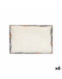 Plat à Gratin La Mediterránea Albus Rectangulaire 30 x 20 x 2,5 cm (6 Unités)