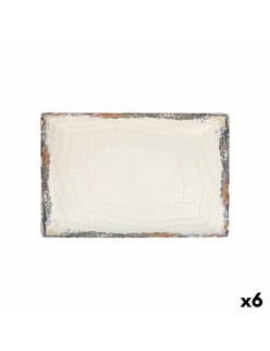 Serving Platter La Mediterránea Albus Rectangular 30 x 20 x 2,5 cm (6 Units)