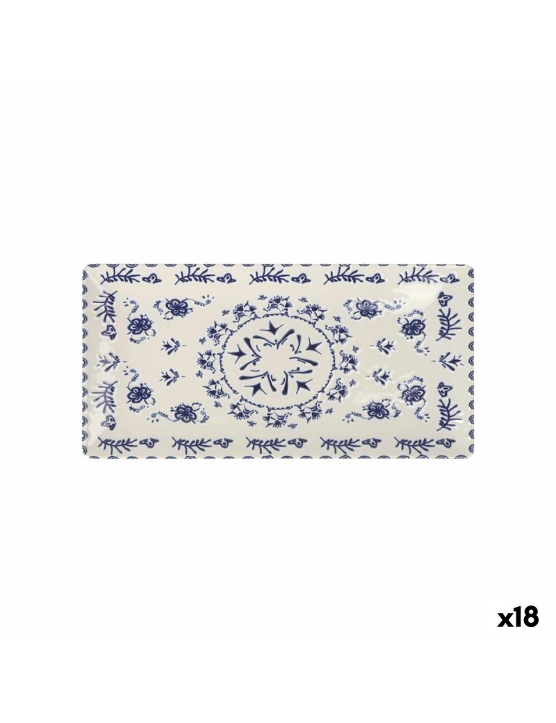 Plat à Gratin La Mediterránea Blur Rectangulaire 30 x 15 x 2 cm (18 Unités)