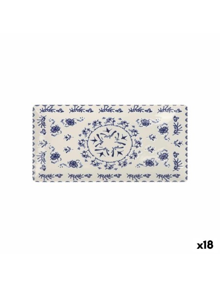 Fuente de Cocina La Mediterránea Blur Rectangular 30 x 15 x 2 cm (18 Unidades)