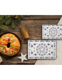 Plat à Gratin La Mediterránea Blur Rectangulaire 30 x 15 x 2 cm (18 Unités)