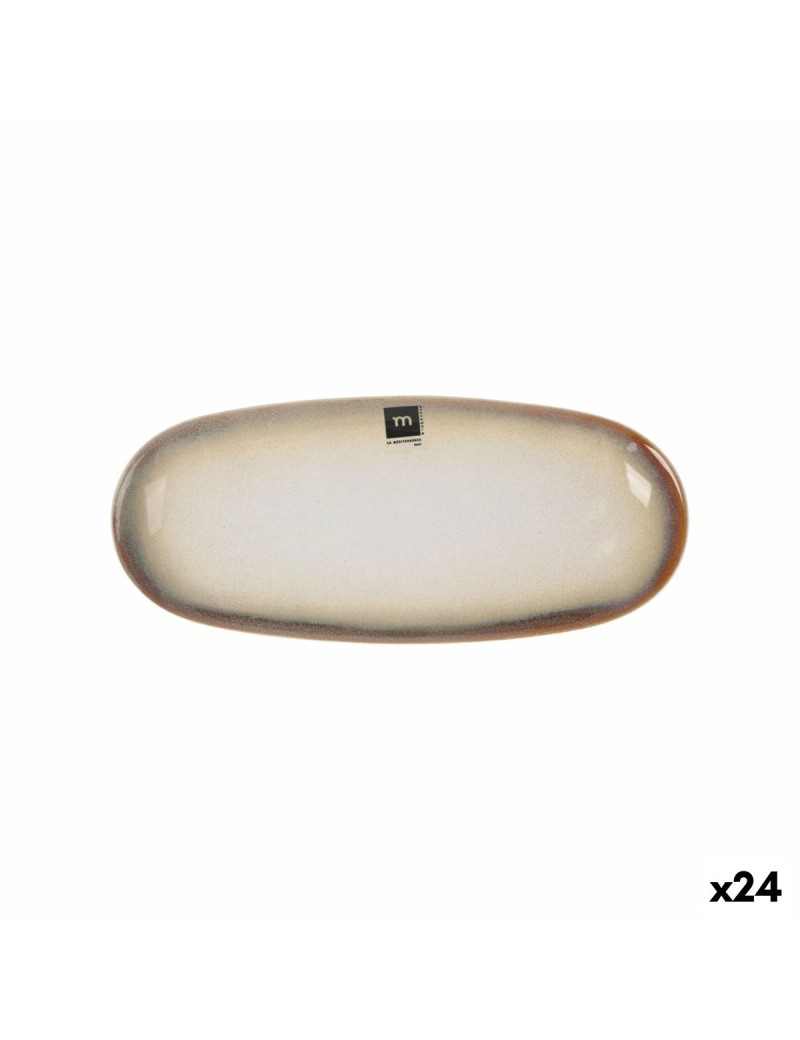 Serving Platter La Mediterránea Fustam Oval 29,5 x 12,7 x 2,4 cm (24 Units)