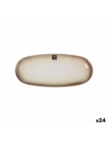 Serving Platter La Mediterránea Fustam Oval 29,5 x 12,7 x 2,4 cm (24 Units)