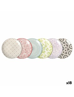 Serving Platter La Mediterránea Naoki Circular Ø 20 cm (18 Units)