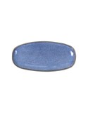 Serving Platter La Mediterránea Macarella blue Oval 33 x 14,8 x 2,7 cm (12 Units)