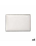 Plat à Gratin La Mediterránea Anllo Rectangulaire 30 x 20 x 2,5 cm (6 Unités)