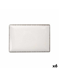 Serving Platter La Mediterránea Anllo Rectangular 30 x 20 x 2,5 cm (6 Units)