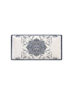 Plat à Gratin La Mediterránea Rosetta Rectangulaire 30 x 15 x 2 cm (18 Unités)